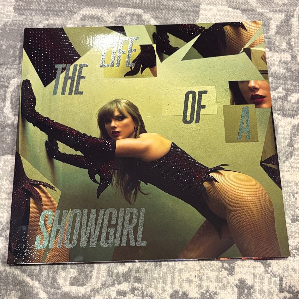 The Life of a Showgirl Album - shiny bug winter green